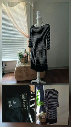 White House Black Market Striped Dress Size S