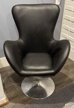 Faux Leather Swivel Chair