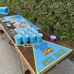 Beer Pong Table -  Family Guy Beer Pong Table - Game Table 