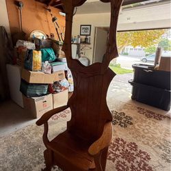 Setting Hall Tree Mirror