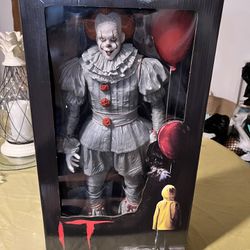 NECA 45459 18 Inches 1/4 Scale Pennywise Action Figure
