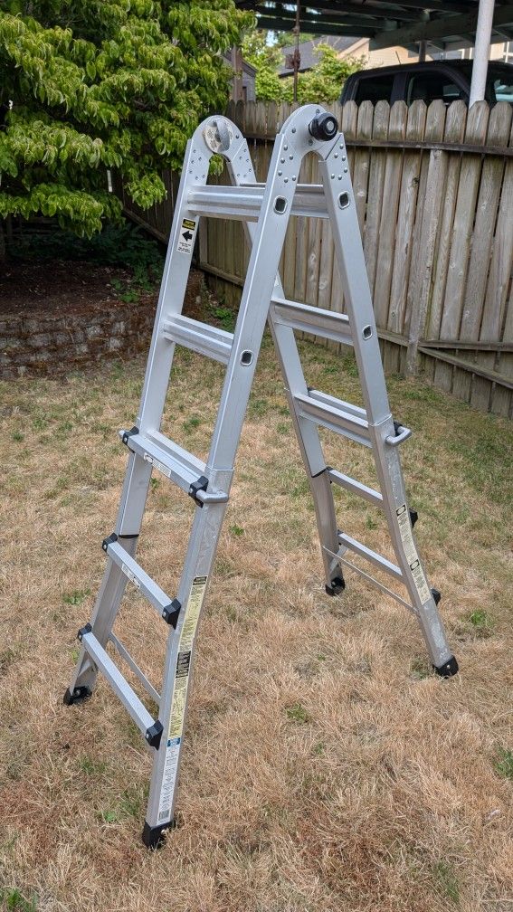 Gorilla Ladders AL-13 13' Aluminum 4-in1 13-Position Ladder