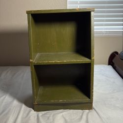 Olive Green Night Stand 