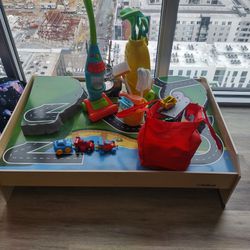 Kids Kraft Table (Double Sided) Paw Patrol, And Other Toys