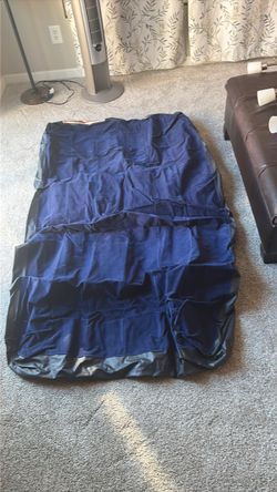 Navy Blue Blow up Mattress Twin Size