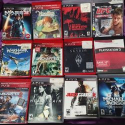 PS3 Games, $6 Each