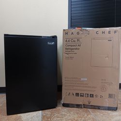 Magic Chef 4.4 cu. ft. Compact All Refrigerator in Black. 