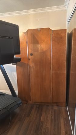 Vintage art deco wardrobe