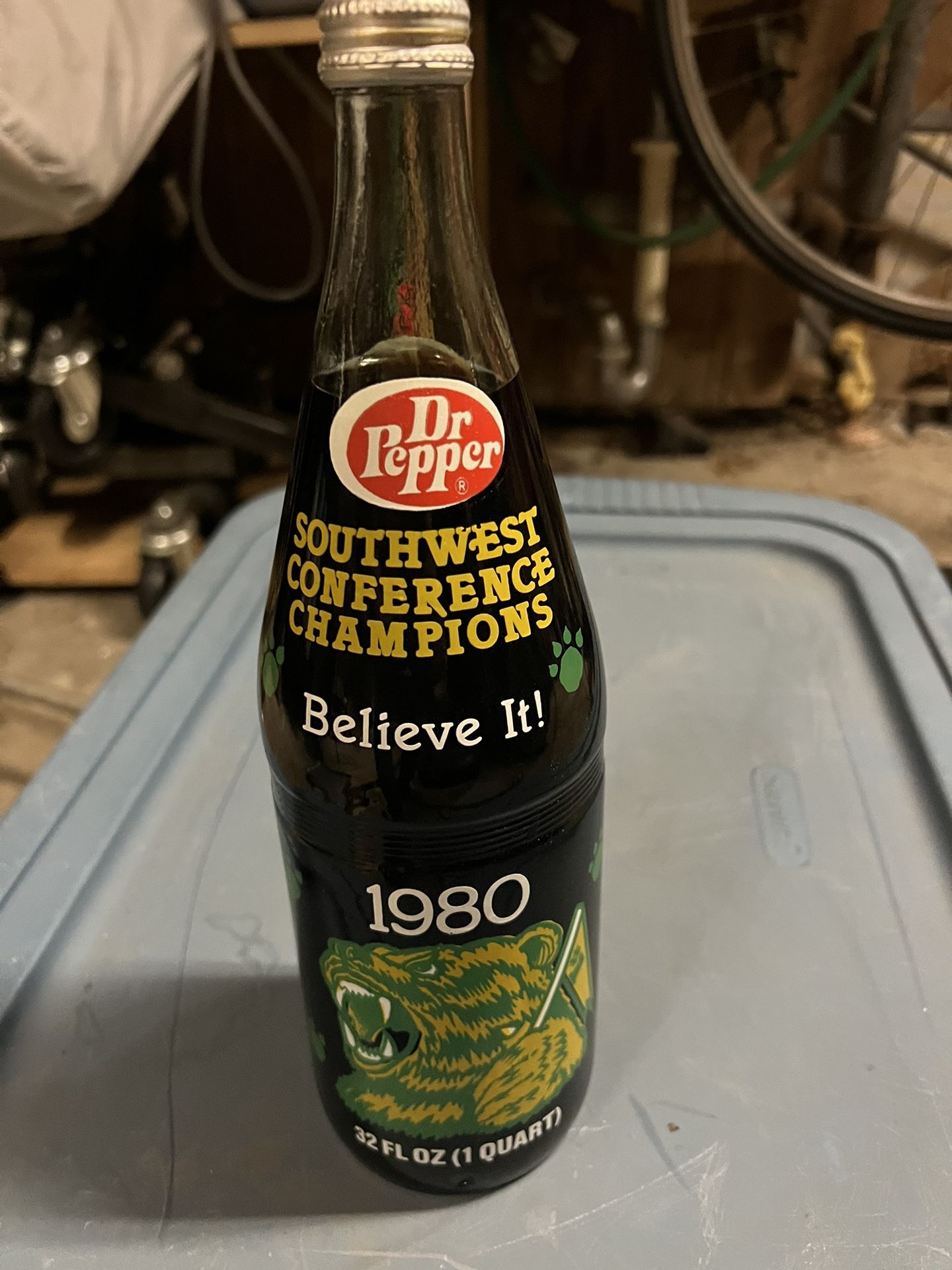 Commemorative Dr Pepper Quart Bottle