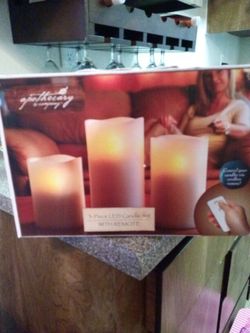 L.E.D candles with remote