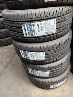 Set 255/45/19 Kumho Nuevas Instaladas Y Balanciadas Gratis