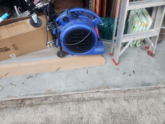 Blue Industrial Air Mover Blower Fan