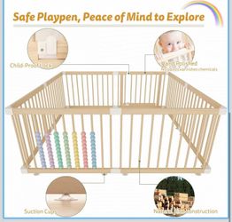 Baby Wooden Playpen