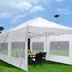 NEW!!! 10x20 Pop Up Canopy Patio Outdoor  Tent ALL   WALLS 600D coated PVC