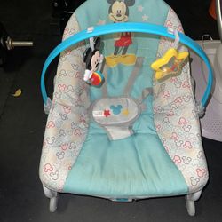 Bright Starts Disney Baby Mickey Mouse Infant to Toddler Rocker
