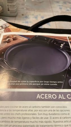 Comal De Acero Al Carbón