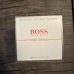 BOSS IN MOTION WHITE EDITION * Hugo Boss 3.0 oz / 90 ml EDT Men Cologne Spray