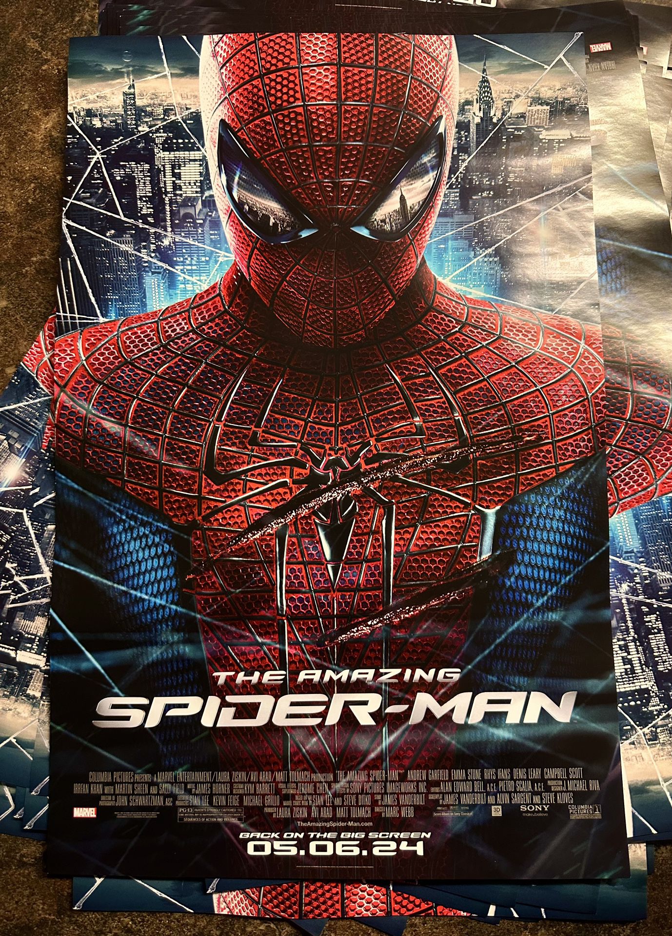 The Amazing Spider-Man (2012) Movie Poster [Originals From AMC Theater]