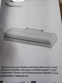 9in thermal laminater