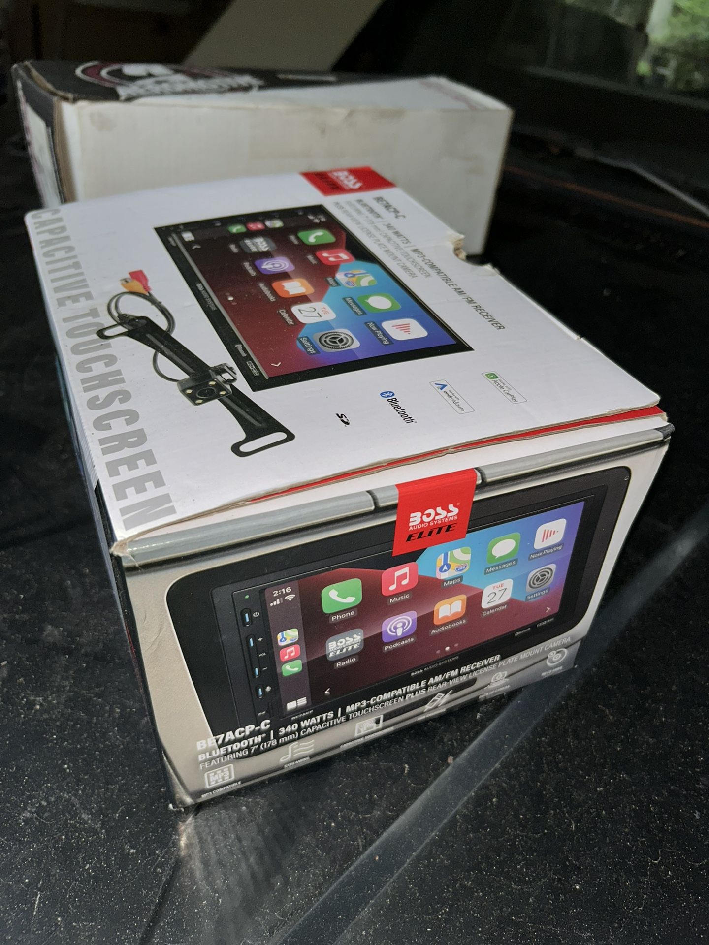 Boss Audio Elite 7in Single Din Touchscreen Car Stereo System