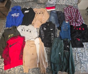 Kids Clothing Lot Nike, Jordan, Polo, True Religion...(Size 9-10 and Medium)