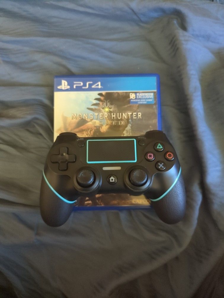 Custom Ps4 Controller With PS4 Game 