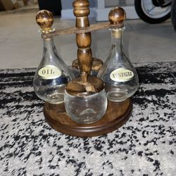 Vintage Oil and Vinegar Holder 