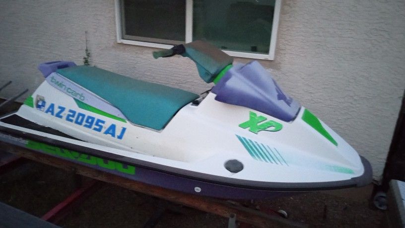 1992 Seadoo Xp And Double Ski Trailer