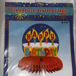 Happy Birthday Table Centerpiece