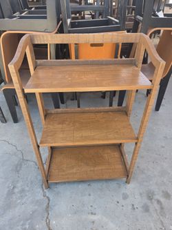 New ..3-Tier Wooden Folding Shelf Unit