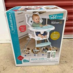 Infantino Grow-with-Me 4-in-1 Convertible High Chair