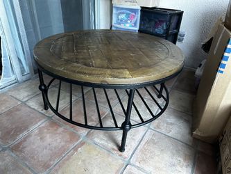 Deunta Solid Wood Top Coffee Table