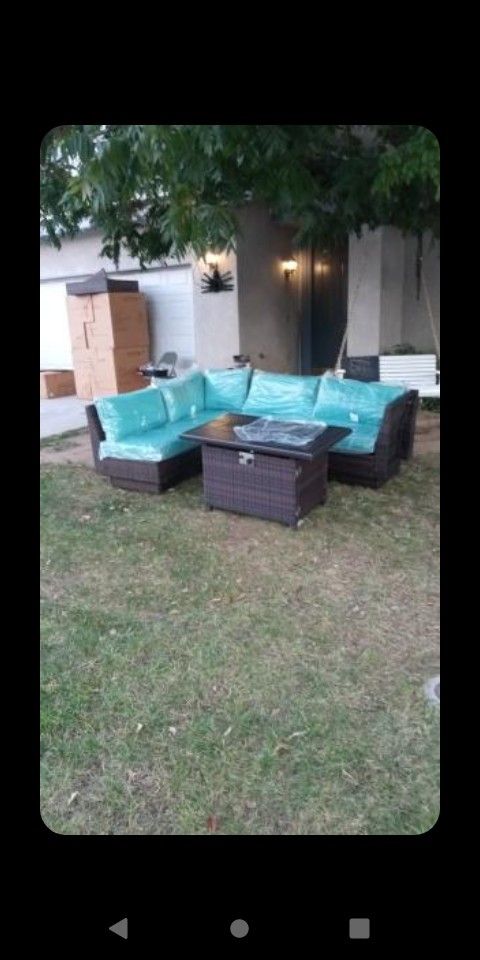 Brand New Patio Outdoor Brand New Patio Propane Fire Pit Patio Set Patio Couch Patio Sofa Outdoor Furniture Brand New
