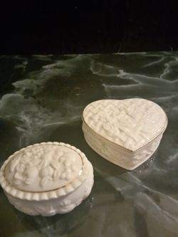 TWO JEWELRY BOXES VERY NICE?