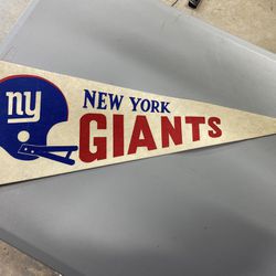 Vintage New York Giants Pennant 
