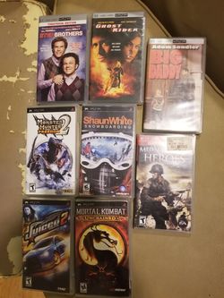 PSP games and movies