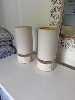Two Mother of Pearl bedside tables