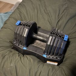 Single 50lb Adjustable Dumbbell - Nordictrack