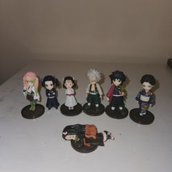 Anime Mini Figures  $10 Each