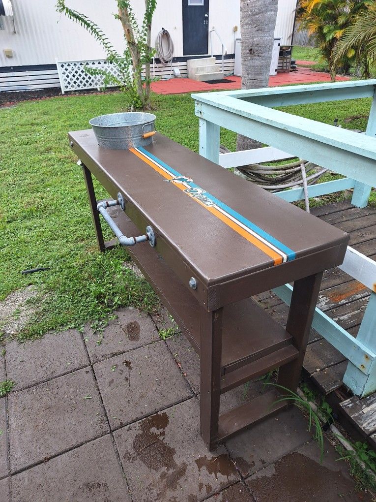 Miami Dolphins Fans Here Is A Great Game Table For Your Next Party