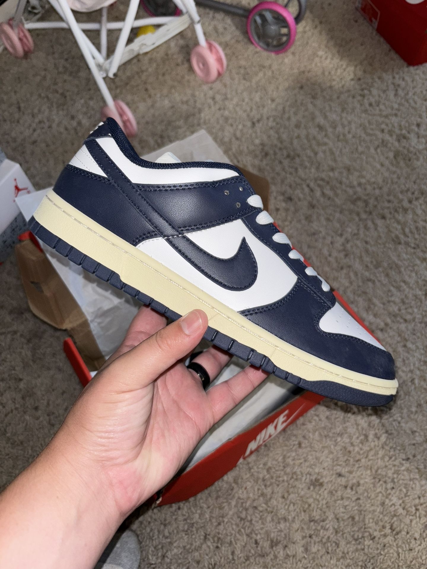Nike Dunk Low Vintage Navy Womens Dunk Low Vintage Navy Nike 