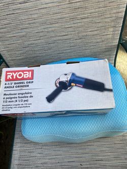 Ryobi 4.5” angle grinder