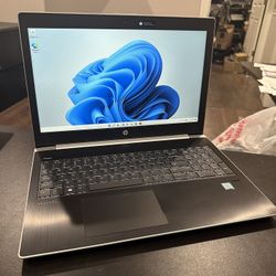 HP ProBook 450 G5 15” Laptop 1.6ghz Core i5-8250U 8gb RAM 256gb SSD Windows 11 Pro