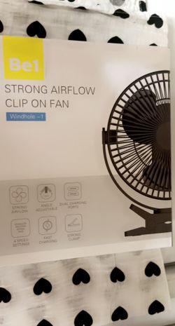  STRONG AIRFLOW CLIP ON FAN
