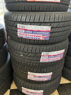 ✔️📲235/60:17 vendo set de llantas nuevas América