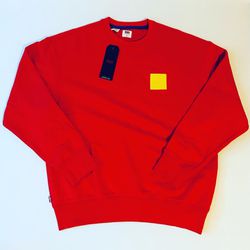 LEGO X Levi’s Relaxed Red Crewneck Sweatshirt Men’s Size M