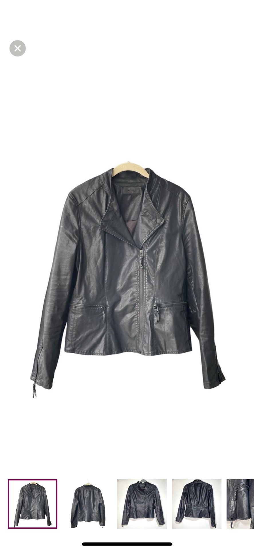 Blank NYC Black Leather Jacket - Women’s / Unisex - Size XS