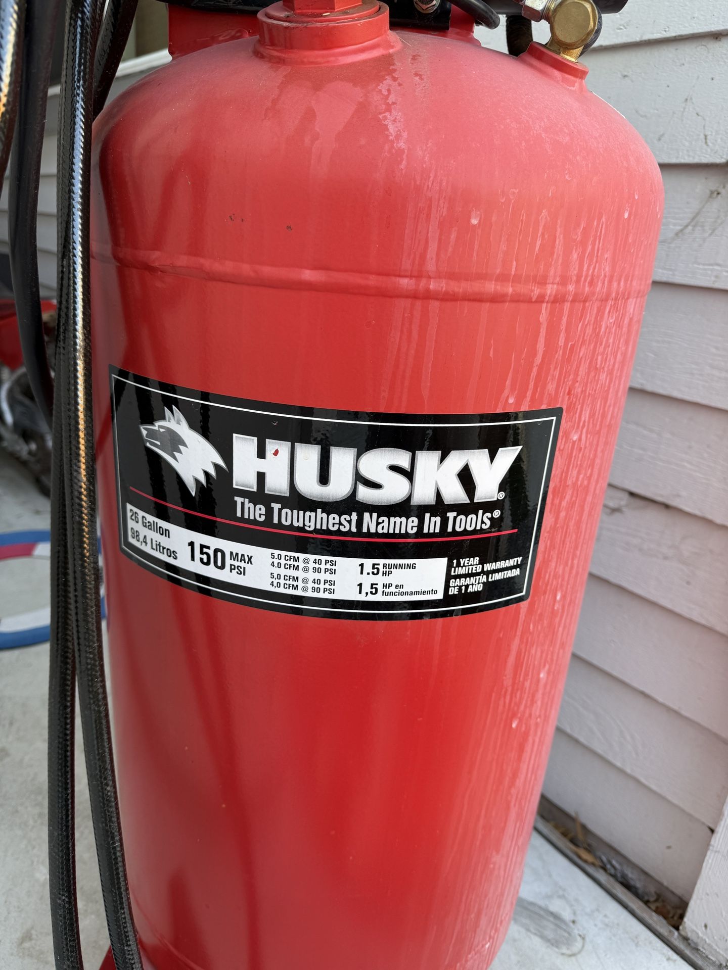 Husky Air Compressor 26 gallons