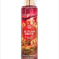 Bath & Body Spray Autumn Drive  Full Bottle  8 0z