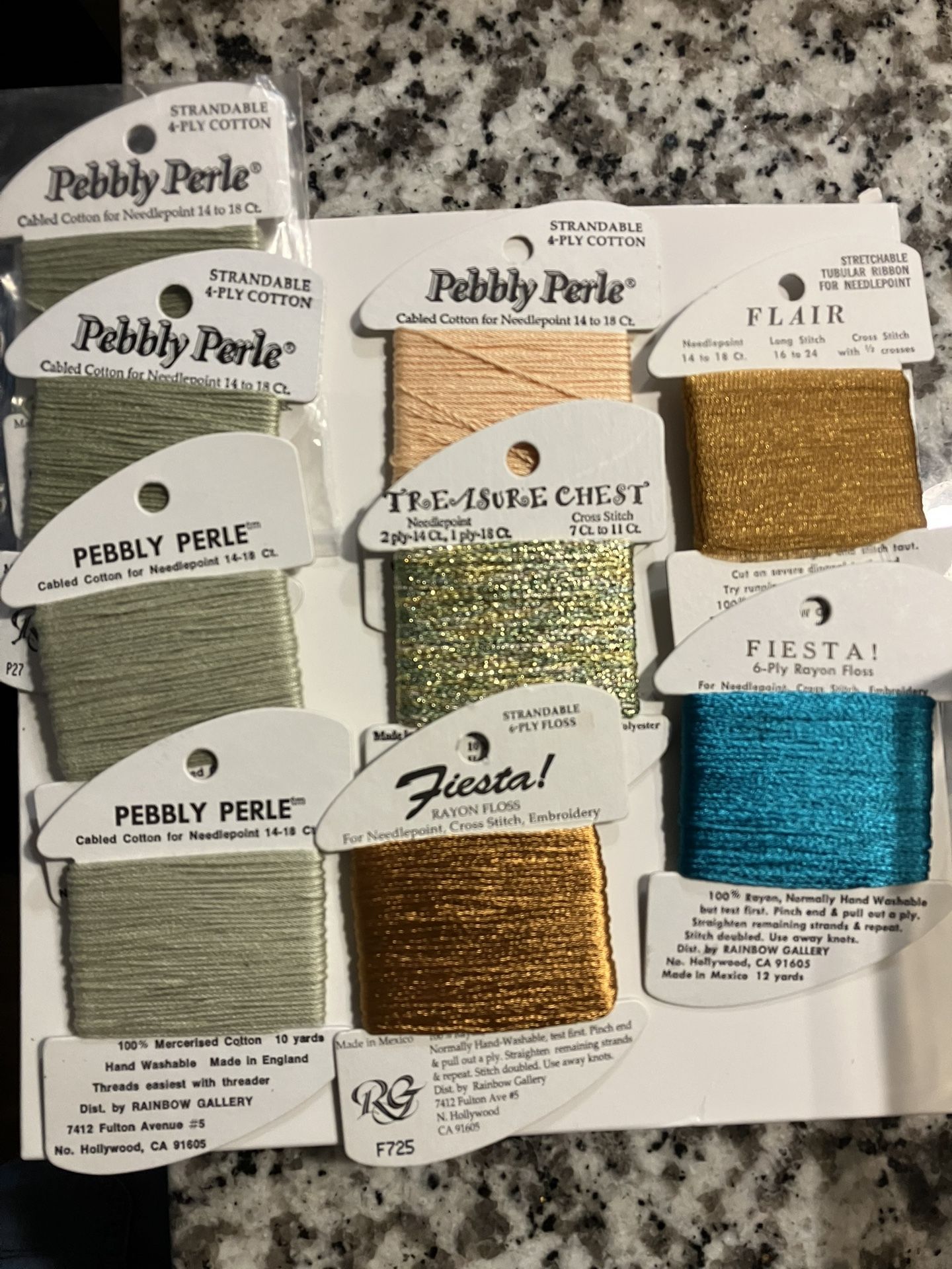 Needlepoint Cabled Cotton/Misc Cross Stitch Thread